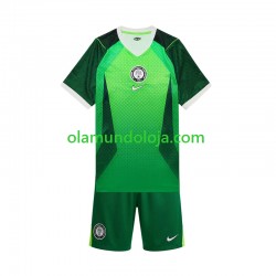 Camisola Nigéria Criança Equipamento Primeiro 2026 Manga Curta